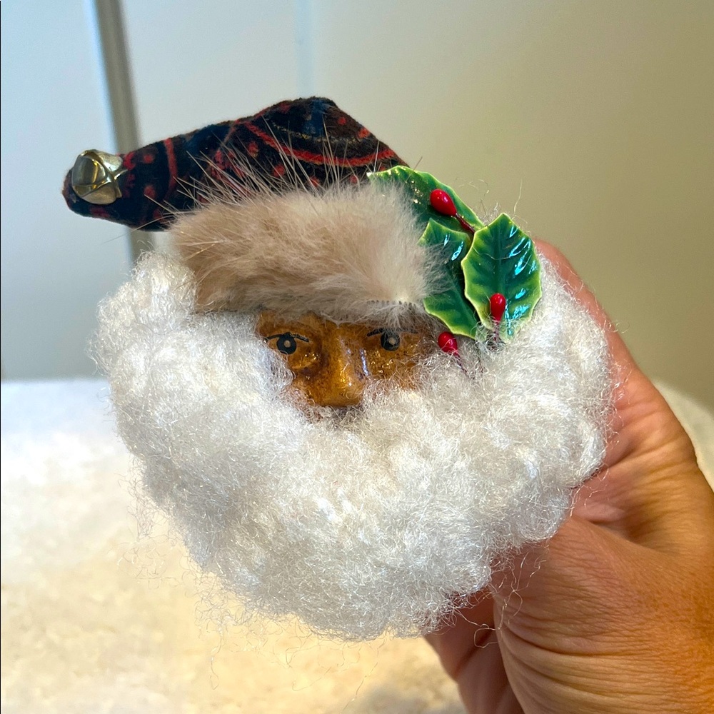 Vintage Saint Nick Brooch